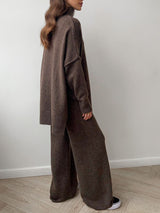 Women’s Thick Knit Two-Piece Set | Relaxed Fit Loungewear for Everyday Warmth