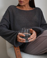 Women’s Sheer Bell Sleeve Knit Top | Smart Casual & Daily Wear