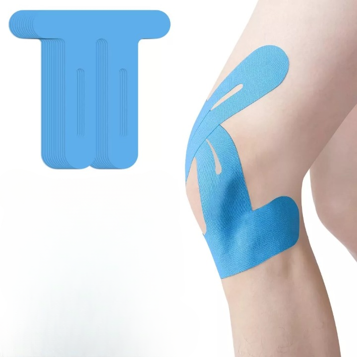 Pre-cut Kinesiology Tape for Knees – Breathable & Comfortable