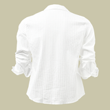 Men’s Striped Long Sleeve Shirt | Smart Lapel Collar