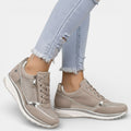 Women's Orthopedic Glitter Platform Shoes