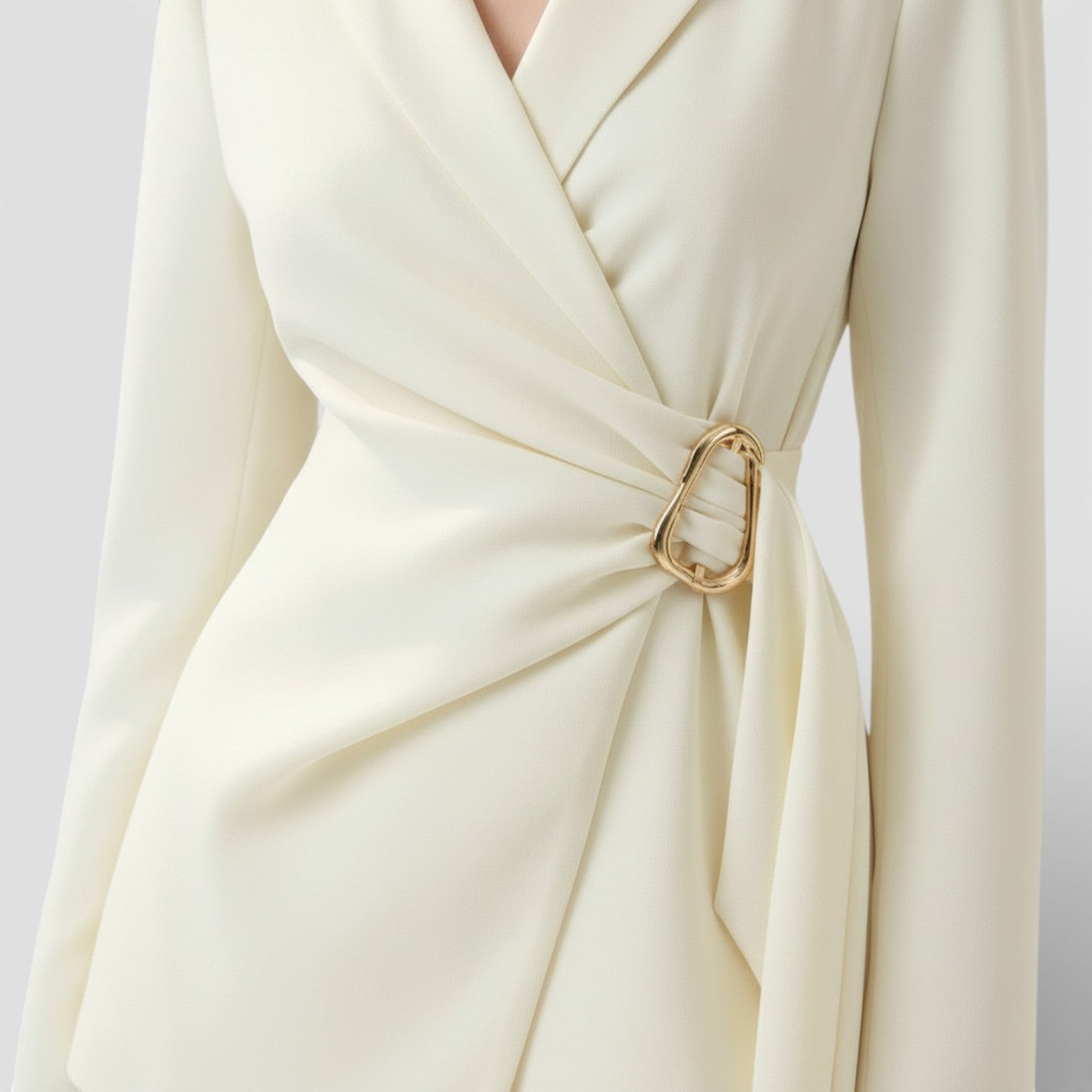 Women's Lace-Up Blazer Suit Set