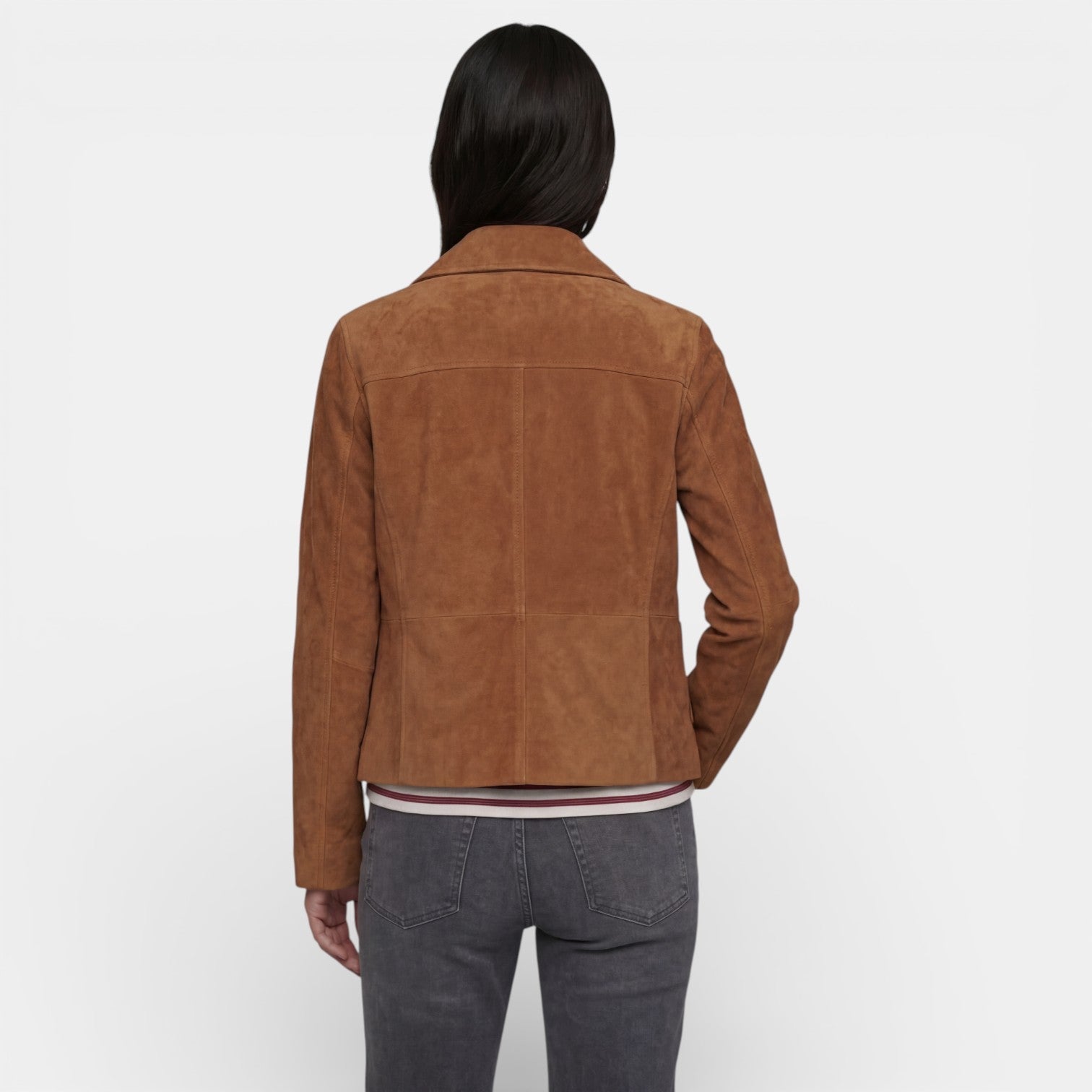 Women's Brown Suede Jacket