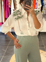 Hawthorne Women’s Tropical Print Loose Fit Top
