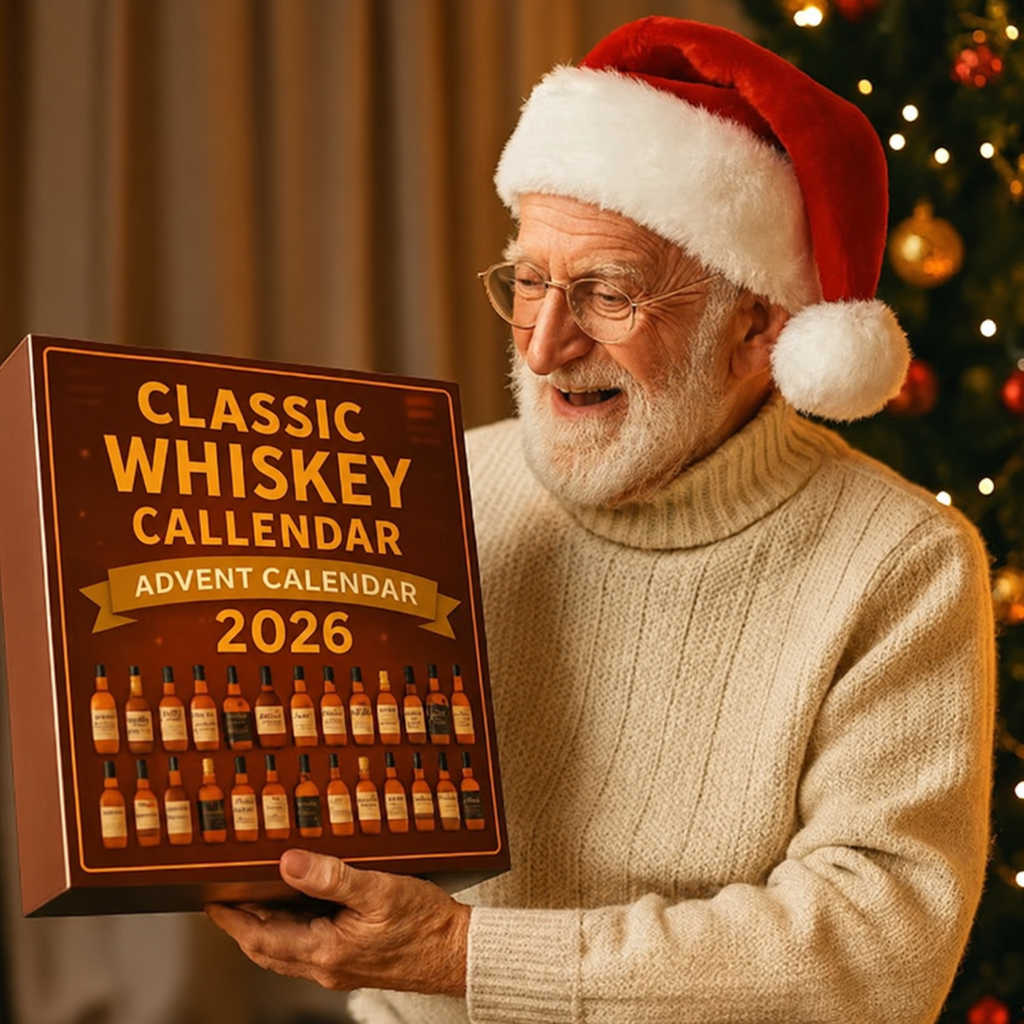 24-Day Whisky Advent Calendar 2026 | Decorative Mini Bottle Christmas Ornaments | Holiday Countdown Gift for Whiskey Lovers