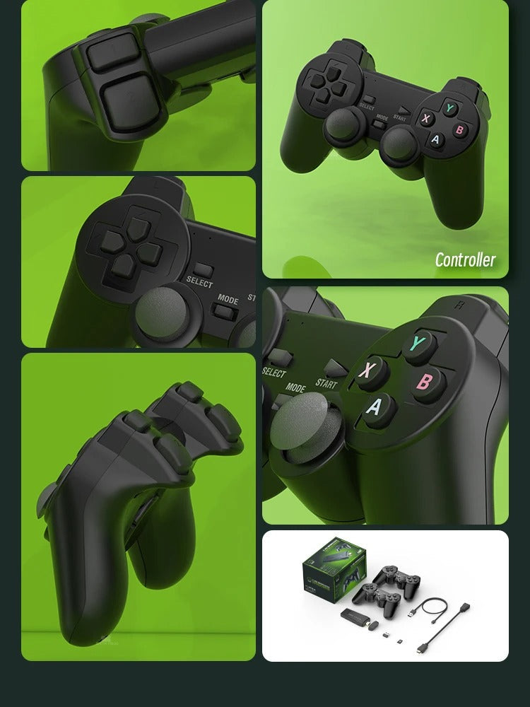 64GB Retro Game Stick with 2 Controllers - Over 20,000 Games