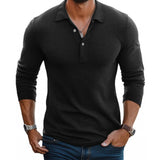 Men’s Slim Fit Long Sleeve Polo | Cotton Blend