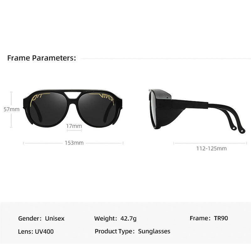 Windproof UV400 Motorcycle Sunglasses
