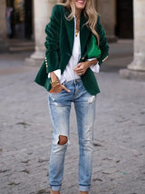 Women's Vintage Velvet Blazer