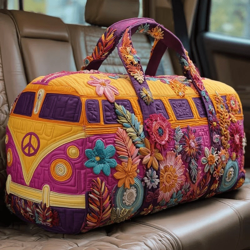 Quilted Travel Duffle Bag