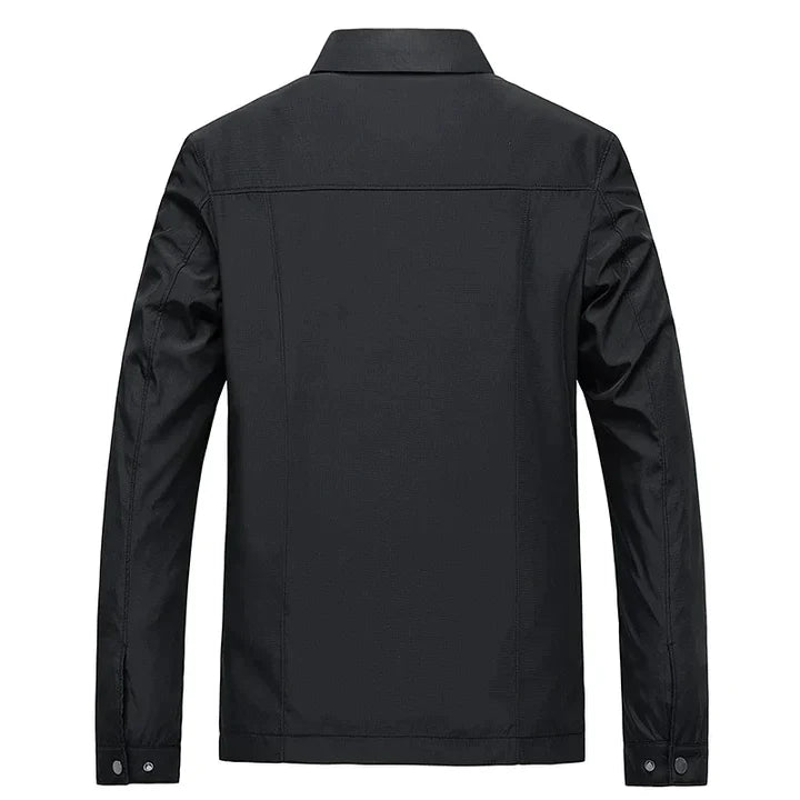 Men’s Stand Collar Jacket – Lightweight Layering, Modern Fit