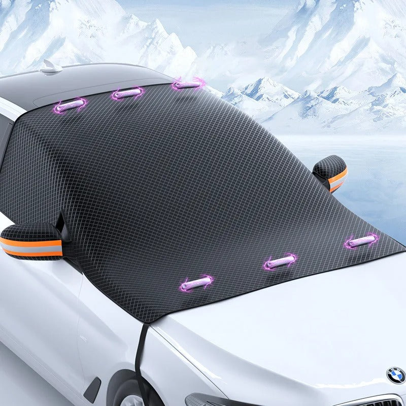 Copertura magnetica per neve per auto