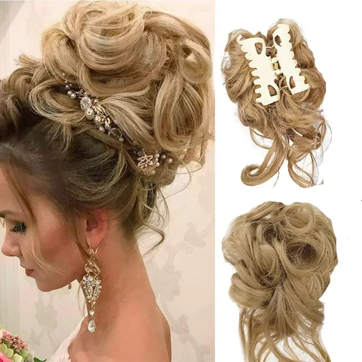 Instant Curly Bun Hair Clip