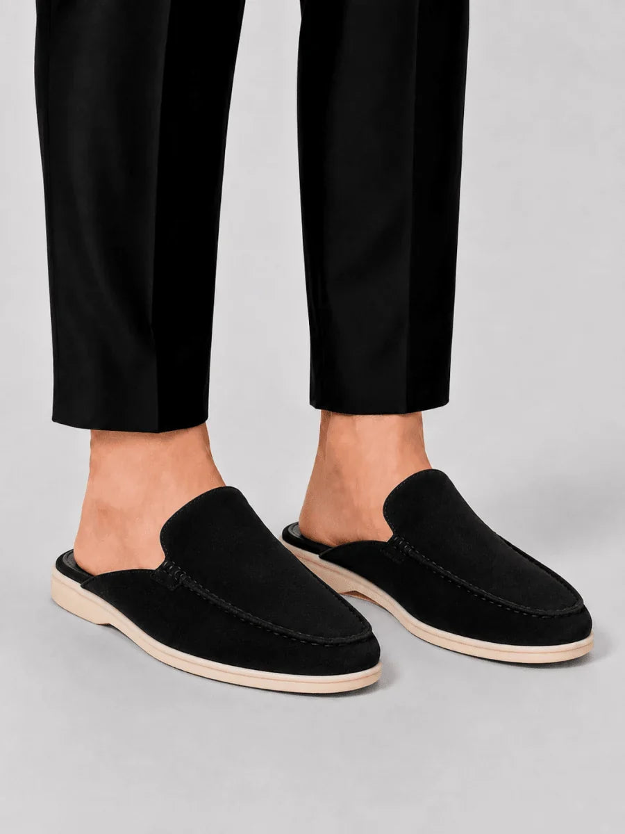 Elegant Men's Open-Heel Loafers