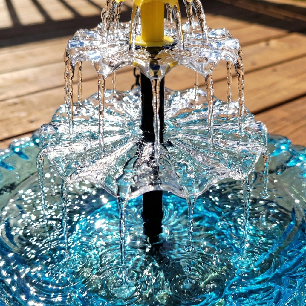 Solar Bird Bath with Fountain