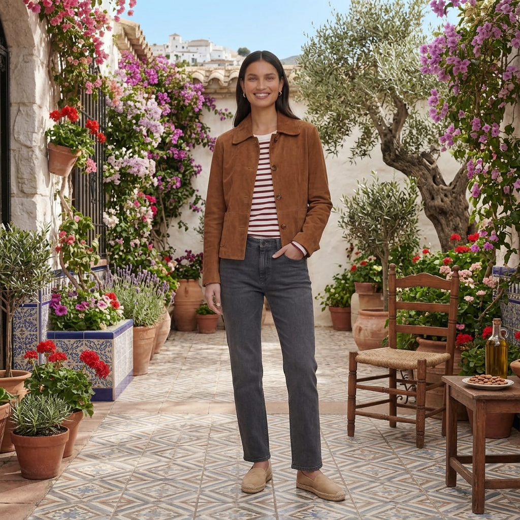 Women's Brown Suede Jacket