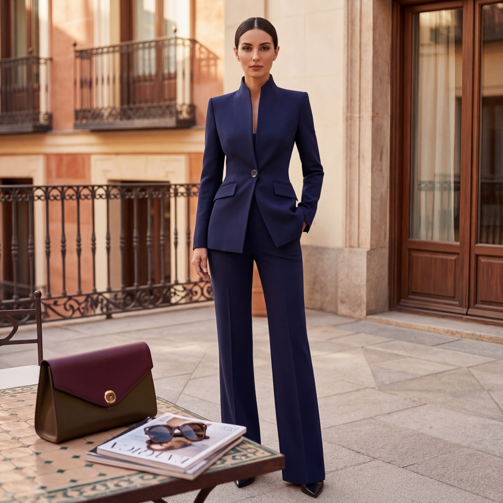 Completo Elegante da Donna | Blazer Professionale e Pantaloni