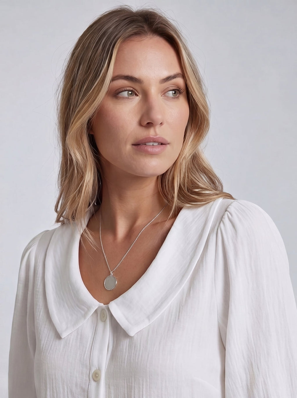 Blusa casual da donna, manica corta e ampia