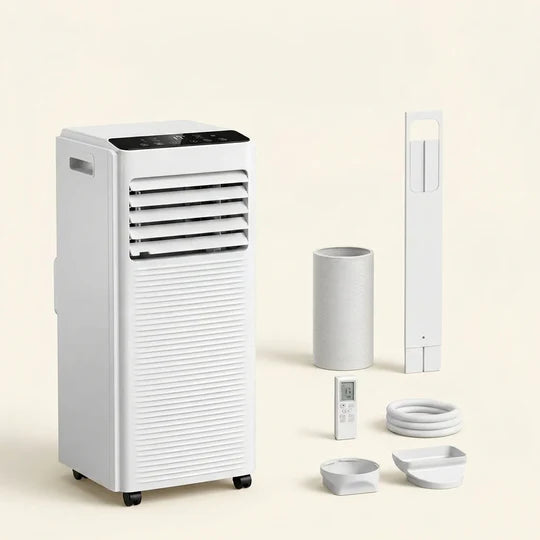 9,000 BTU Air Conditioner – Portable Air Conditioner and Dehumidifier with Window Kit, No Drilling Required