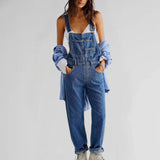 Women's Denim Jumpsuit - Comfortable Fit | Versatile & Durable