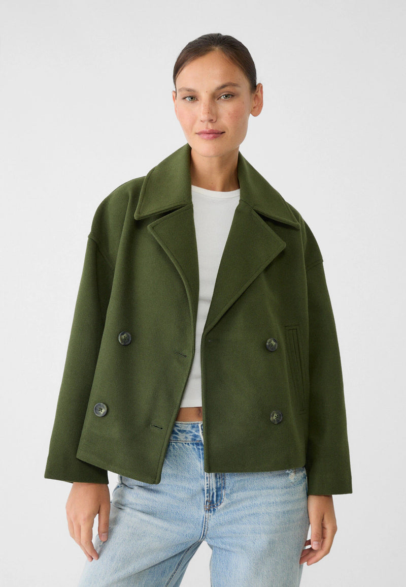 Women's Short Wool Coat | Warm, Elegant & Timeless