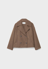 Women's Short Wool Coat | Warm, Elegant & Timeless