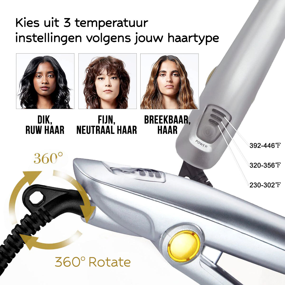 InStyler Max Prime 2-in-1 Hair Styler – Versatile Curling Iron and Straightener