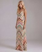 Phoebe Boho Crochet Maxi Dress - Multicolor