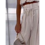 Women’s Silk Two-Piece Outfit – Elegant Co-ord Set for Summer & Casual Wear
