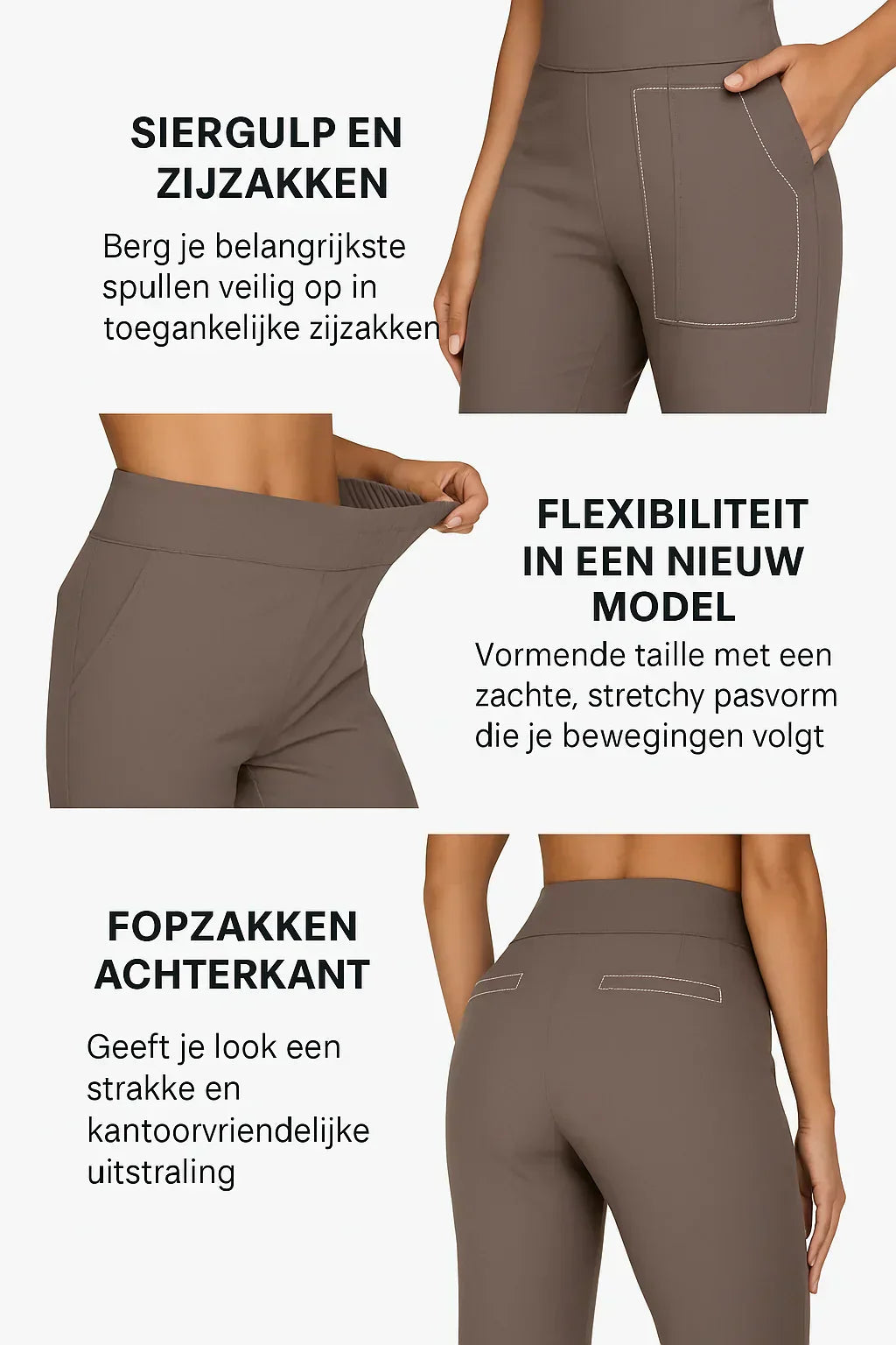 Elegant High-Waisted Wide-Leg Trousers – Your New Go-To Item