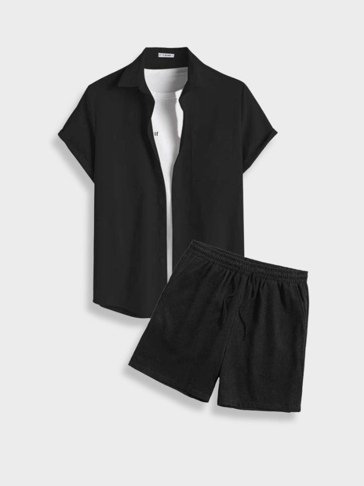 Cedar Leafs | Linen Summer Set