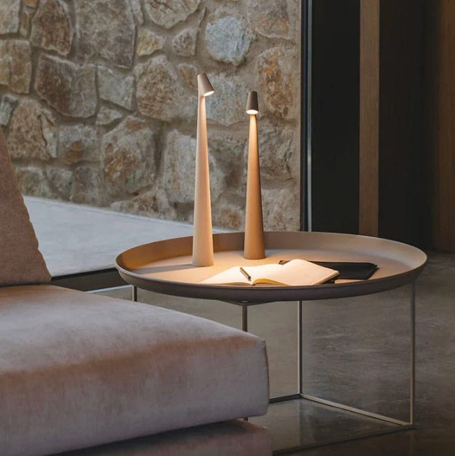 Bezdrátová nordická minimalistická LED stolní lampa