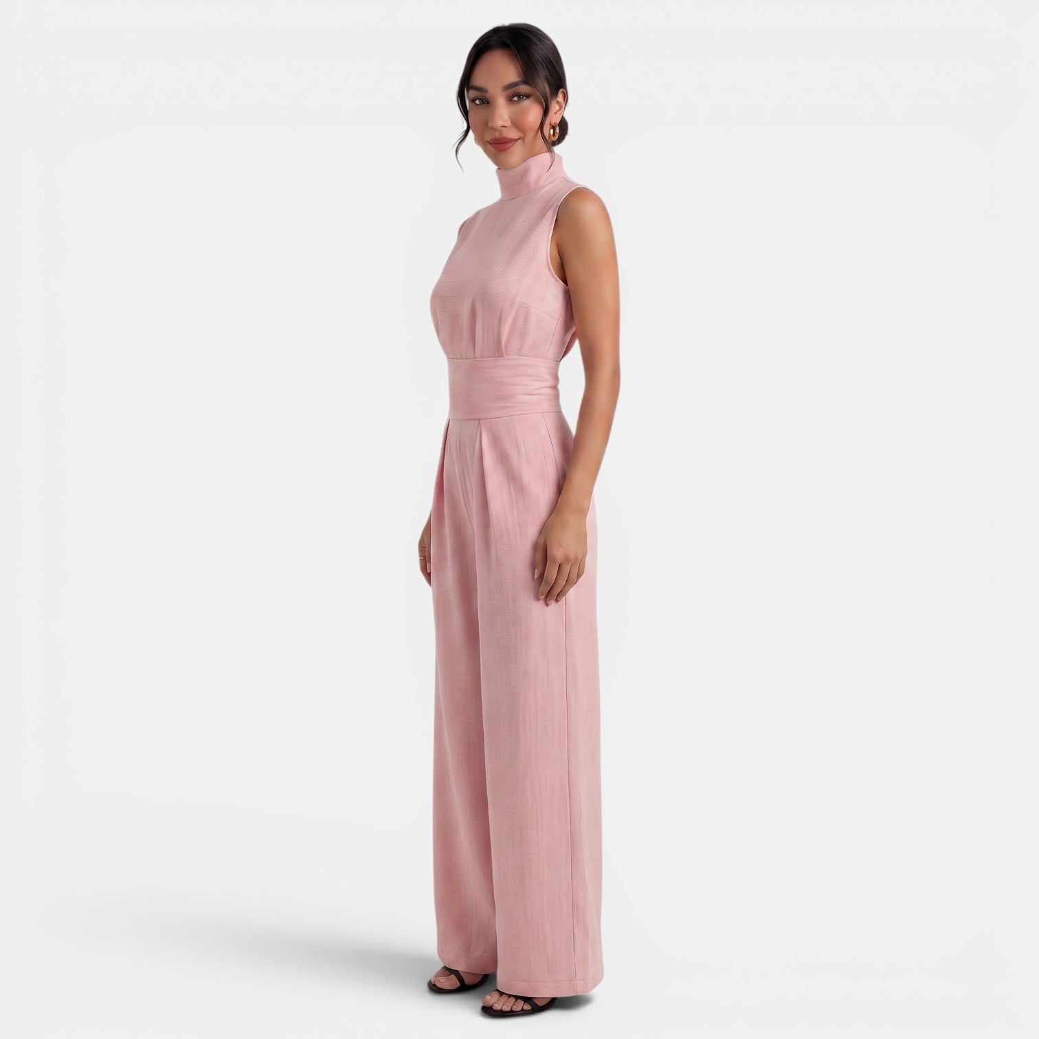 Women's Cotton Linen Sleeveless Set