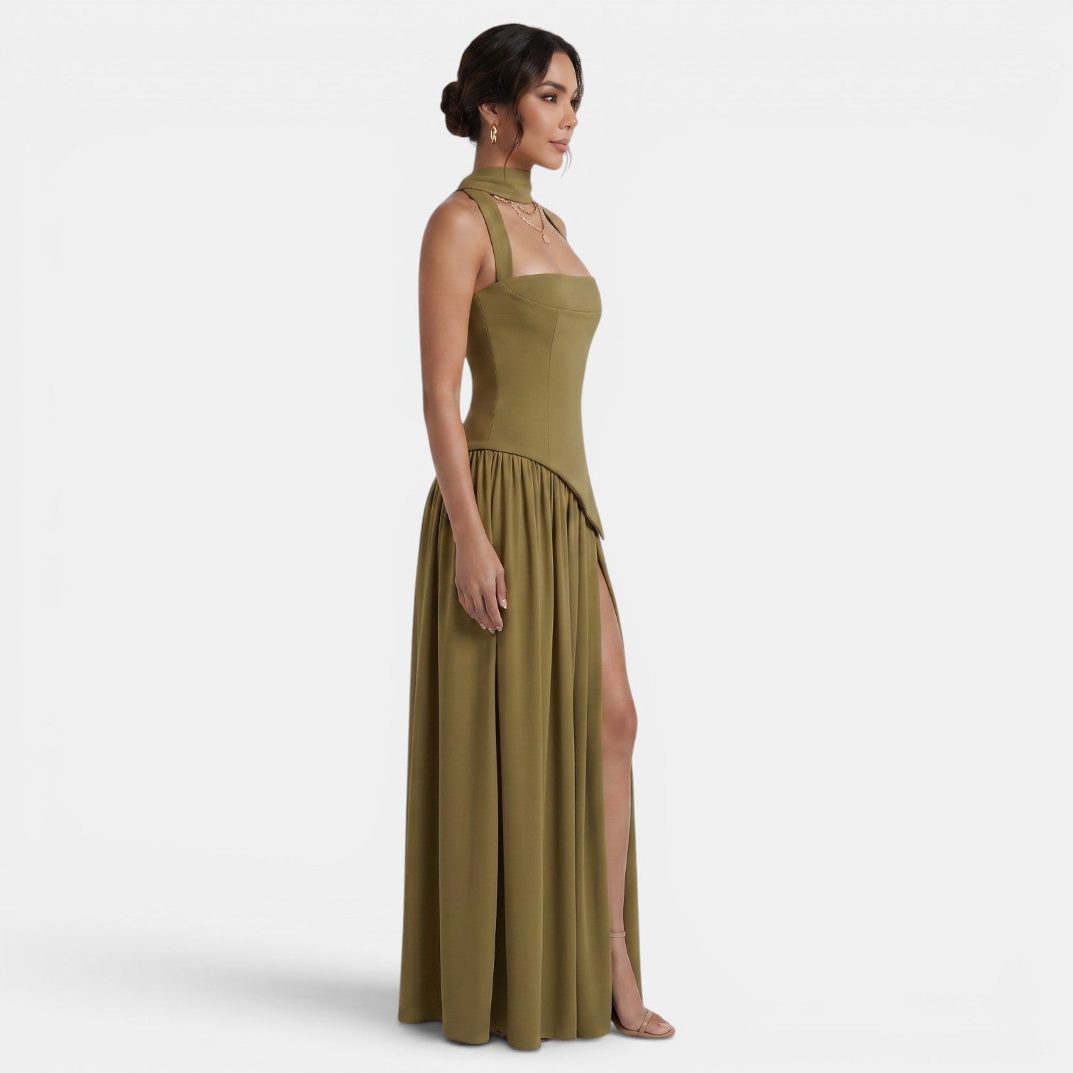 Women's Minimalist Slim Fit Dress