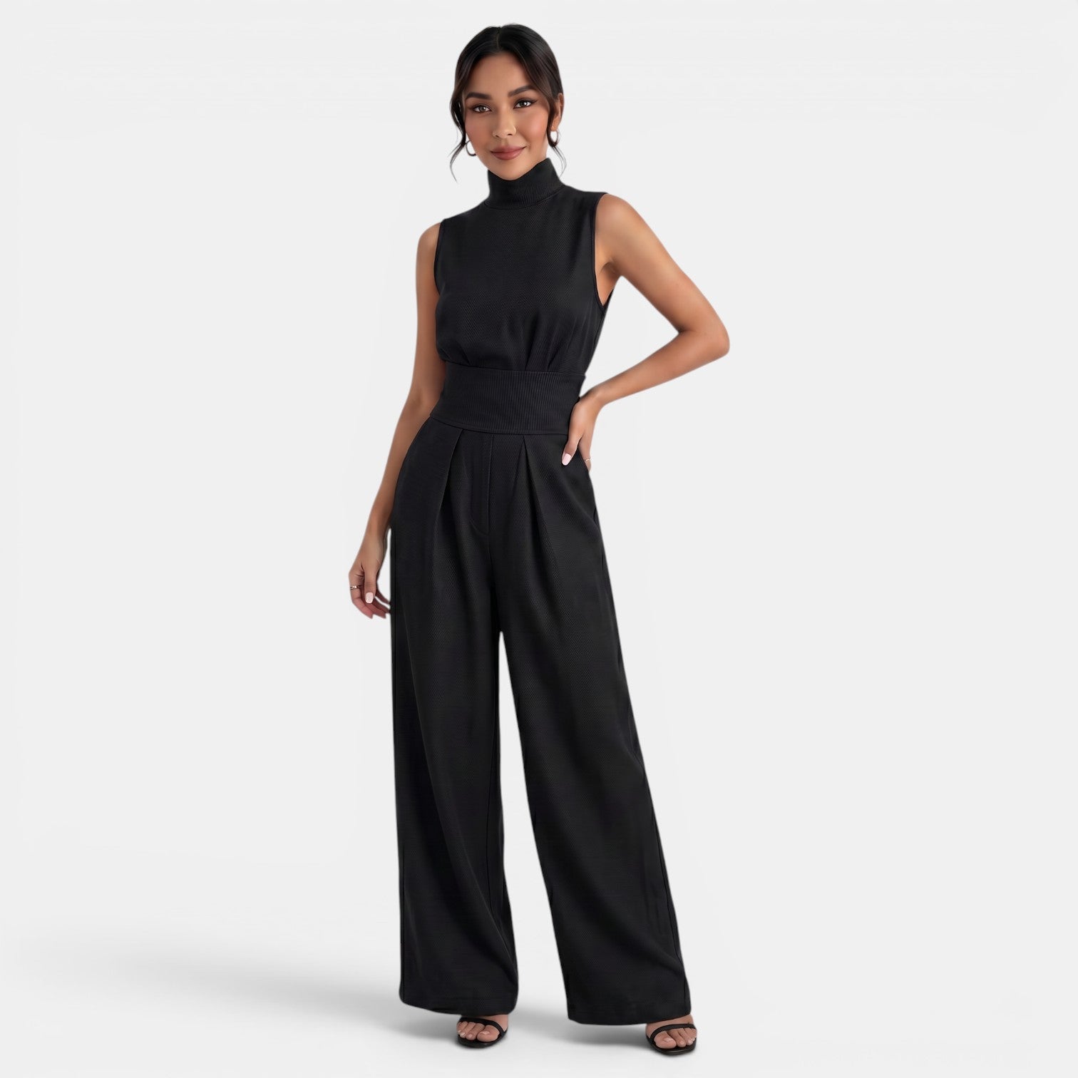 Women's Cotton Linen Sleeveless Set