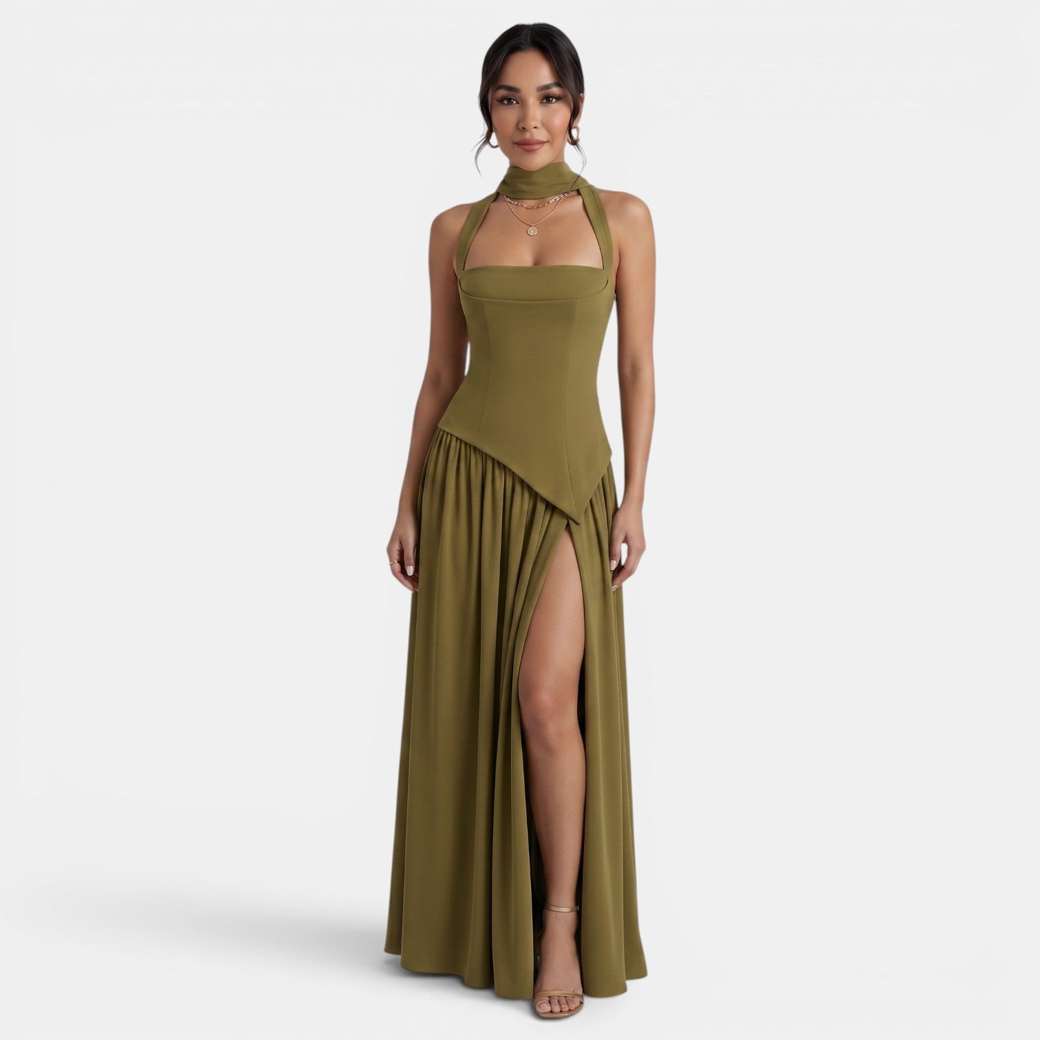 Women's Minimalist Slim Fit Dress