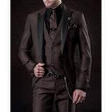 Men’s 3 Piece Linen Suit Set – Smart Blazer, Waistcoat & Trousers for Weddings, Parties & Formal Events
