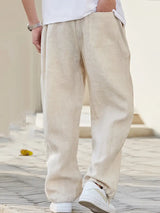 Men's Baggy Linen Trousers – Relaxed Fit, Breathable & Stylish
