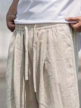 Men's Baggy Linen Trousers – Relaxed Fit, Breathable & Stylish