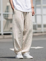 Men's Baggy Linen Trousers – Relaxed Fit, Breathable & Stylish