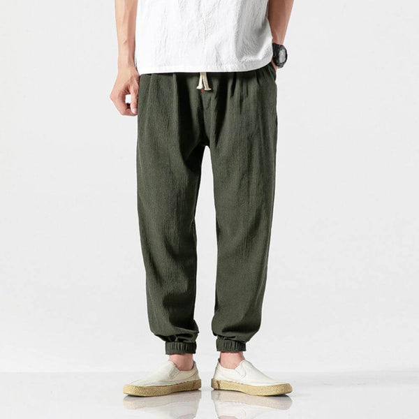 Men’s Cotton Linen Trousers – Lightweight, Breathable and Smart Casual Style