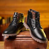 Men’s Leather Zipper Boots | Sleek & Comfortable Fit | Everyday & Smart Wear