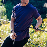 Men's Muscle Fit T-Shirt | Close-Fitting & Round Neck | Casual & Layering