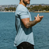 Men's Muscle Fit T-Shirt | Close-Fitting & Round Neck | Casual & Layering