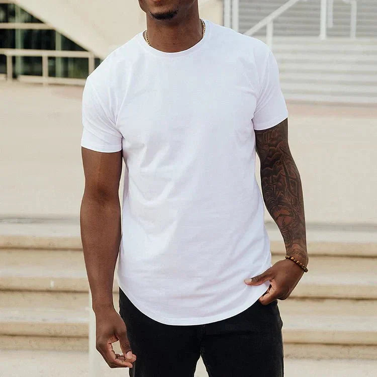 Men's Muscle Fit T-Shirt | Close-Fitting & Round Neck | Casual & Layering