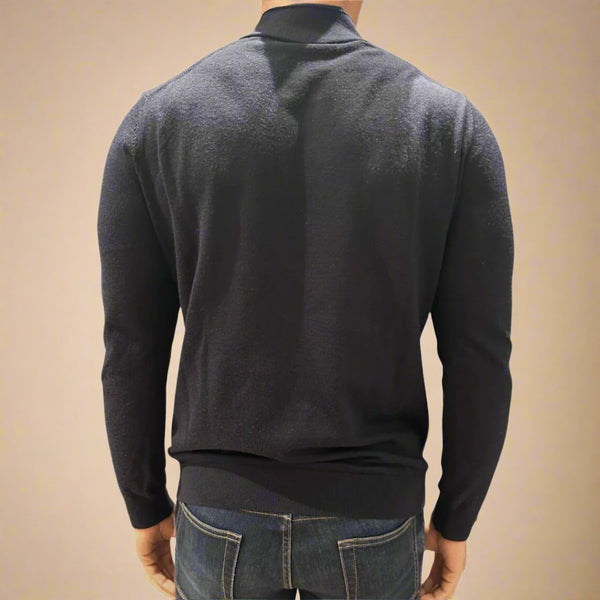 Men’s Slim Fit Zip Neck Jumper – Light & Stylish for Spring
