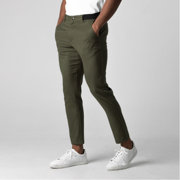 Men’s Slim Stretch Trousers – Smart Casual Fit Pants for Everyday Comfort