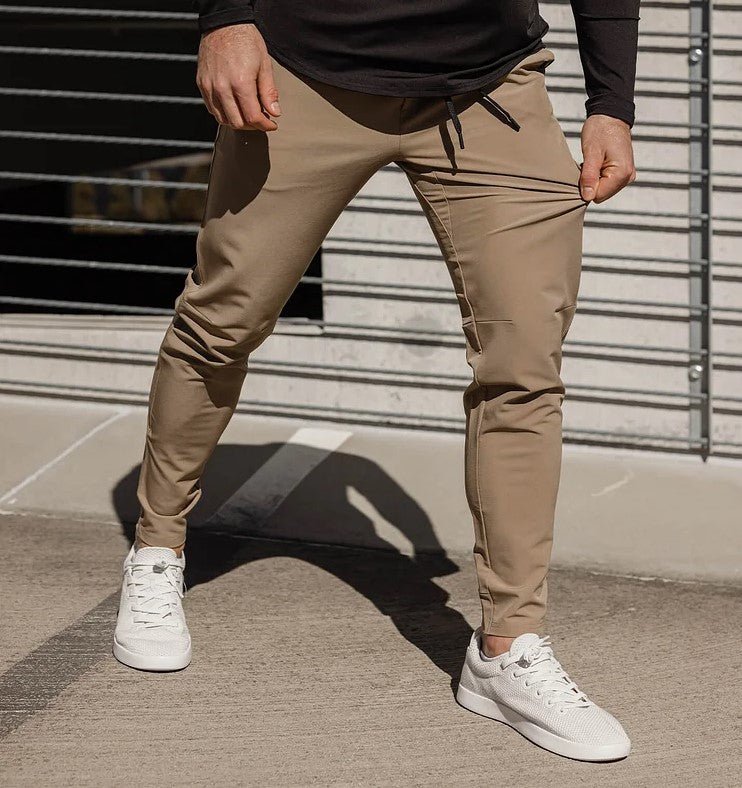 Men’s Slim Stretch Trousers – Smart Casual Fit Pants for Everyday Comfort