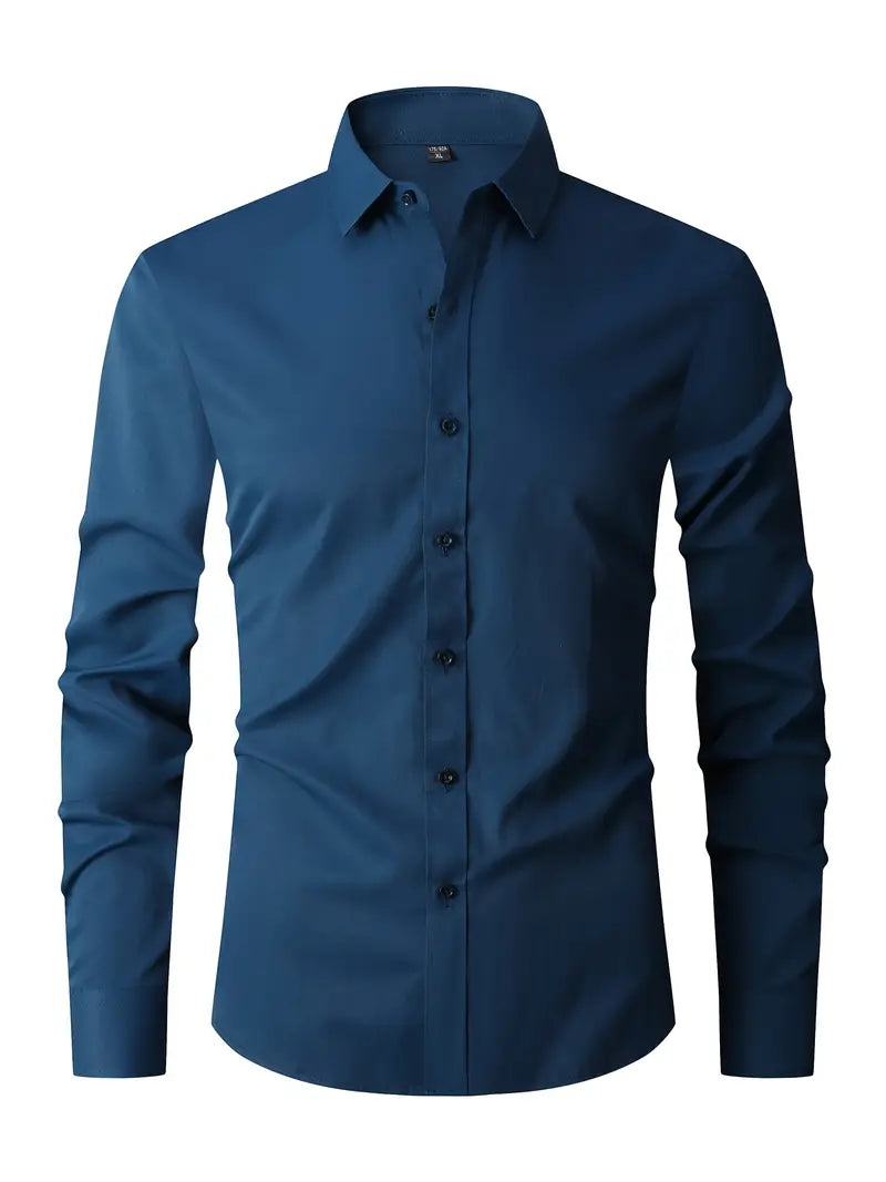 Camicia Smart-Casual da Uomo – Stile Raffinato con Comfort Quotidiano