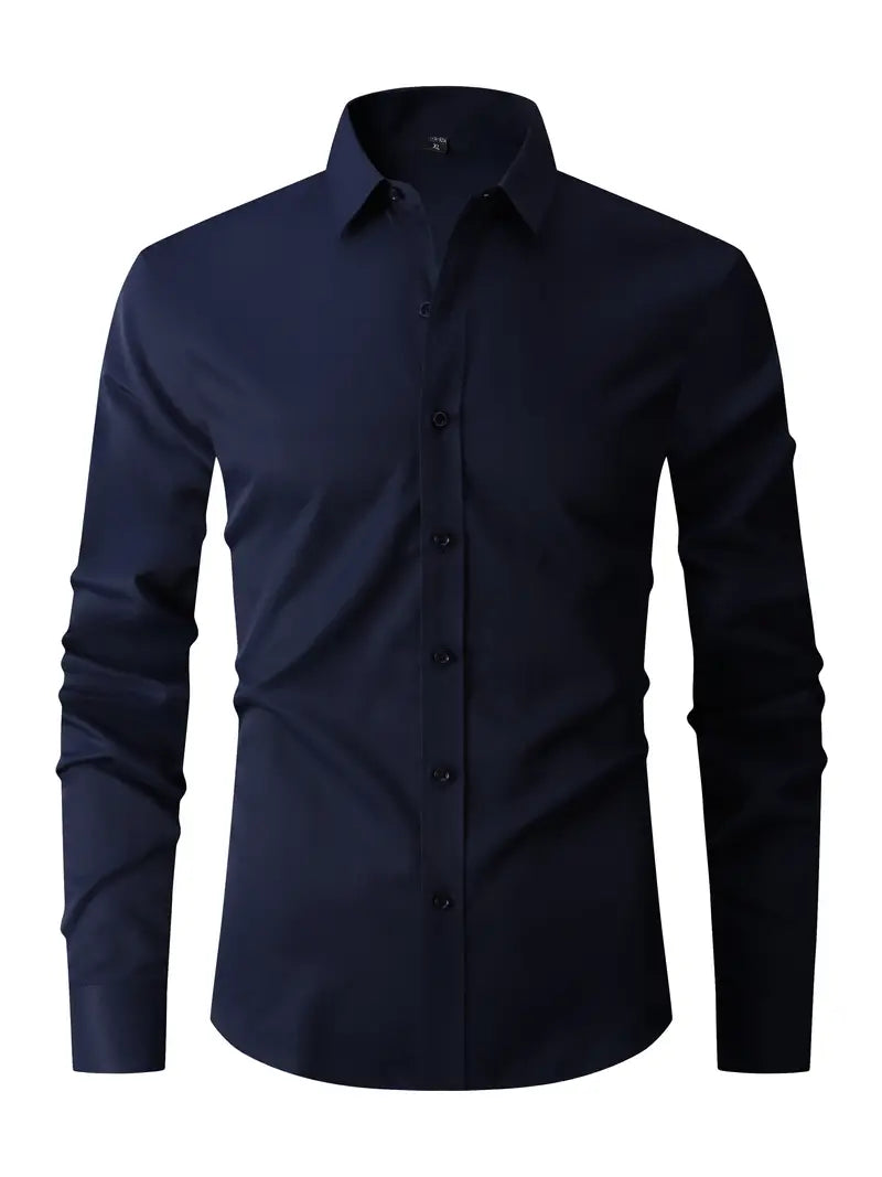 Camicia Smart-Casual da Uomo – Stile Raffinato con Comfort Quotidiano
